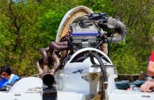 Соревнования по водно-моторному спорту на Северном водохранилище в Ростове-на-Дону