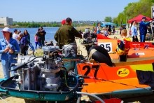 Соревнования по водно-моторному спорту на Северном водохранилище в Ростове-на-Дону