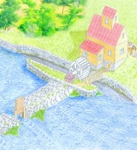 Старая мельница у хутора Крутинского на реке Калитве.