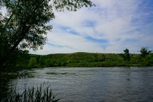 Старая мельница у хутора Крутинского на реке Калитве.