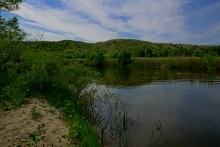 Старая мельница у хутора Крутинского на реке Калитве.