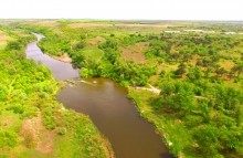 Старая мельница у хутора Крутинского на реке Калитве.