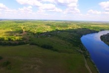 Удивительно красивый Бородиновский лес и скалы по берегам Северского Донца.