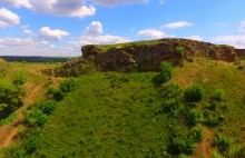 Удивительно красивый Бородиновский лес и скалы по берегам Северского Донца.