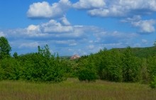Удивительно красивый Бородиновский лес и скалы по берегам Северского Донца.