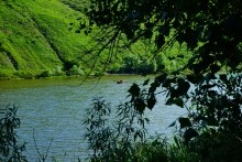 Удивительно красивый Бородиновский лес и скалы по берегам Северского Донца.