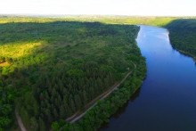 Удивительно красивый Бородиновский лес и скалы по берегам Северского Донца.