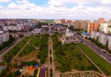 Северный с высоты.