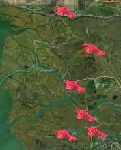 Остатки оборонительных сооружений в дельте Дона времен Крымской войны.