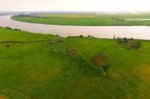 Остатки оборонительных сооружений в дельте Дона времен Крымской войны.