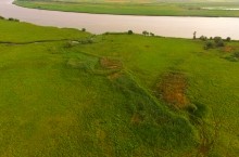 Остатки оборонительных сооружений в дельте Дона времен Крымской войны.