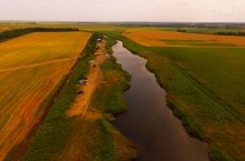 Лечебная грязь озера Пелёнкино в долине Кагальника