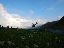 Поиск бойцов погибших в 1942 г. на Санчарском перевале