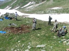 Поиск бойцов погибших в 1942 г. на Санчарском перевале