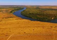 Горы у хутора Хоботок на Северском Донце