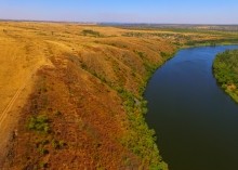 Горы у хутора Хоботок на Северском Донце