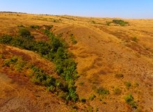 Горы у хутора Хоботок на Северском Донце