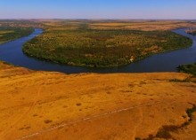 Горы у хутора Хоботок на Северском Донце