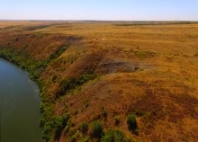 Горы у хутора Хоботок на Северском Донце