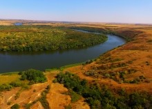 Горы у хутора Хоботок на Северском Донце