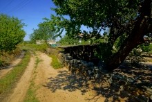 Хутор Западной у скалы на Северском Донце