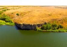 Хутор Западной у скалы на Северском Донце