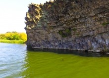 Хутор Западной у скалы на Северском Донце