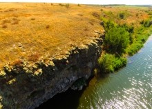 Хутор Западной у скалы на Северском Донце
