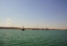 Строительство Крымского моста в Керчи