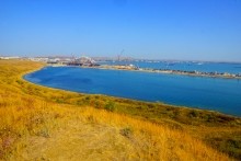 Строительство Крымского моста в Керчи