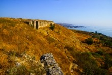 Турецкая крепость Ени-Кале в Керченском проливе.