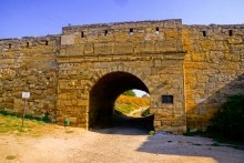 Турецкая крепость Ени-Кале в Керченском проливе.