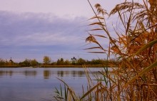 Осень над сДоном у станицы Старочеркасской. Иконостас Воскресенского Войскового собора.