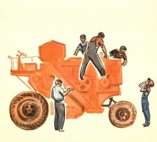 Рисованная повесть о Ростове-на-Дону художника Мосина Анатолия Герасимовича