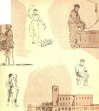 Рисованная повесть о Ростове-на-Дону художника Мосина Анатолия Герасимовича