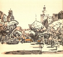 Рисованная повесть о Ростове-на-Дону художника Мосина Анатолия Герасимовича