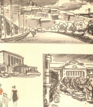 Рисованная повесть о Ростове-на-Дону художника Мосина Анатолия Герасимовича