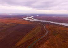 Река Черкасская на пути на Кавказ.