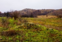 Мастерская каменотесов у хутора Скельновского. Здесь изготавливали каменные катки для молотьбы.