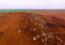 Мастерская каменотесов у хутора Скельновского. Здесь изготавливали каменные катки для молотьбы.
