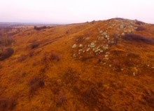 Мастерская каменотесов у хутора Скельновского. Здесь изготавливали каменные катки для молотьбы.