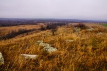 Мастерская каменотесов у хутора Скельновского. Здесь изготавливали каменные катки для молотьбы.