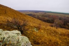 Мастерская каменотесов у хутора Скельновского. Здесь изготавливали каменные катки для молотьбы.
