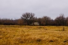 Мастерская каменотесов у хутора Скельновского. Здесь изготавливали каменные катки для молотьбы.