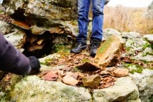 Петроглифы у хутора Скельновский