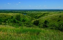 Дон у острова Куркин и хутора Старозоловского