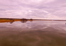 Средний Егорлык весной у поселка Сеятель южный.