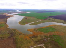 Средний Егорлык весной у поселка Сеятель южный.