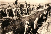 Противотанковый ров на улице Евдокимова