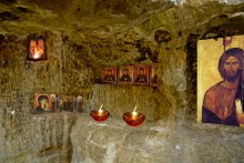 Памятник природы "Меловые дивы в Лысогорке" и подземный монастырь